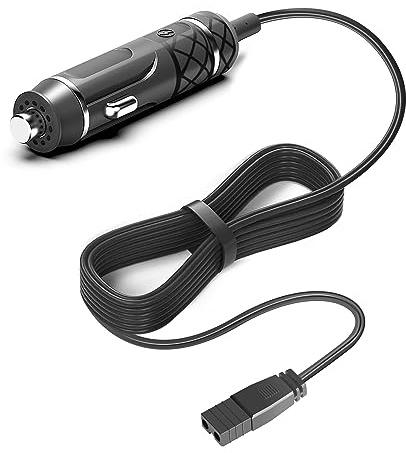 KFD DC 12V/24V Ersatzkabel für Waeco MF 05 Kühlbox, DOMETIC Tropicool TCX 21, TB 08, TC 21FL, TC 14, TC 35, Mobicool MB32 Campingaz Mini Kühlschrank KFZ Netzteil Auto Ladegerät Zigarettenanzünder