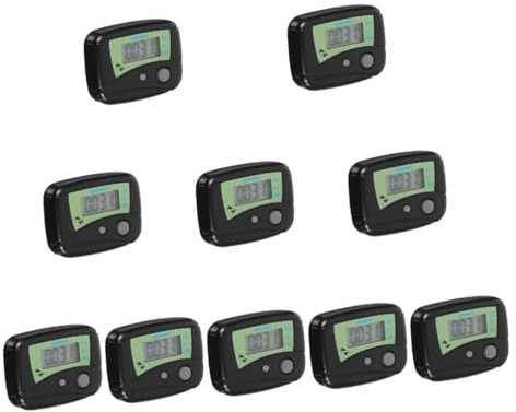 YARNOW 10St kalorienzähler Schrittzähler Schrittzähler tragbarer multifunktionaler Entfernungszähler digitaler Erwachsener Fitness