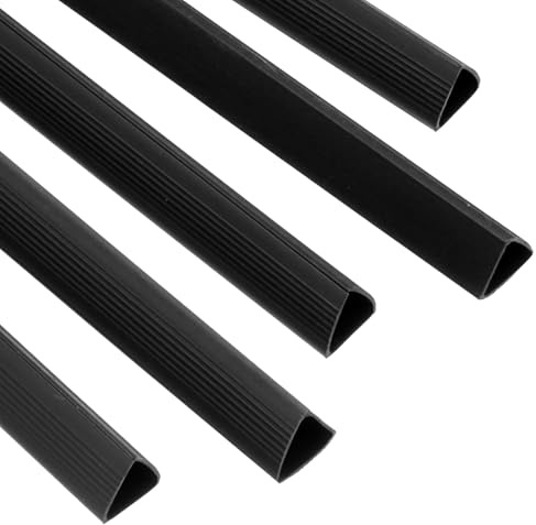 PATIKIL Barre Rilegatura 15mm Formato A4 120 Fogli Nero 10Pz
