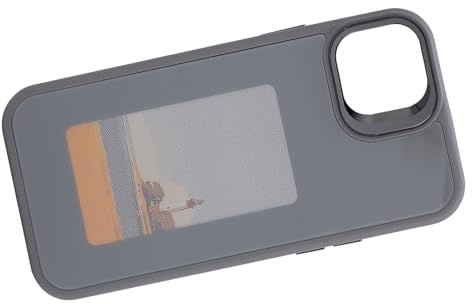 Naroote Ink Screen Phone Case, Mobile Phone Ink Case NFC Refreshing for 14Plus (Grey)