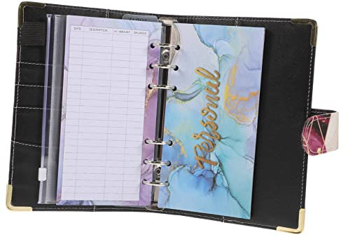 DIYEAH Binder Marmordruck-planer Loseblatt-notizbuch Für Geldplanung Abschlussfeiern Besondere Anlässe