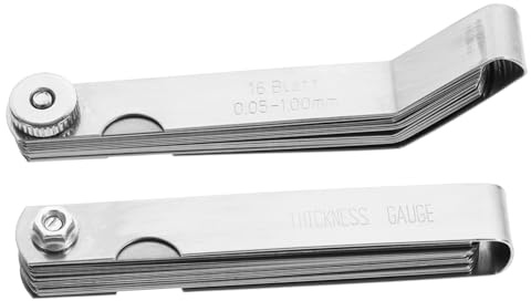 TOPBATHY 2pezzi Tampone in Per Tampone Misura Spessimetro Misura Utensile Per Lavorazione Del Utensile Pervorazione