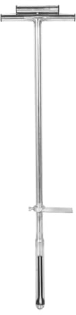 Bewinner Sonde d'échantillonnage de Sol en Acier Inoxydable de 40 Pouces avec Pédale d'éjection, Idéale pour l'échantillonnage de Carottes de Sol dans Les Pelouses, Les Jardins, Les Fermes, Les
