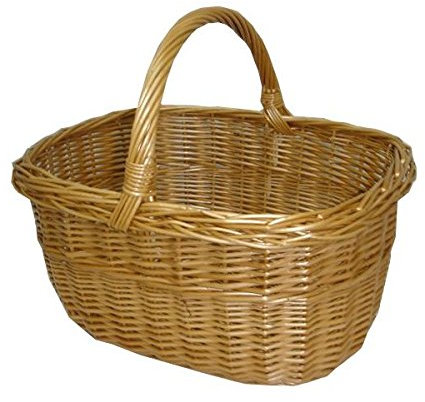 Inconnu Panier Lucette en Osier Buff
