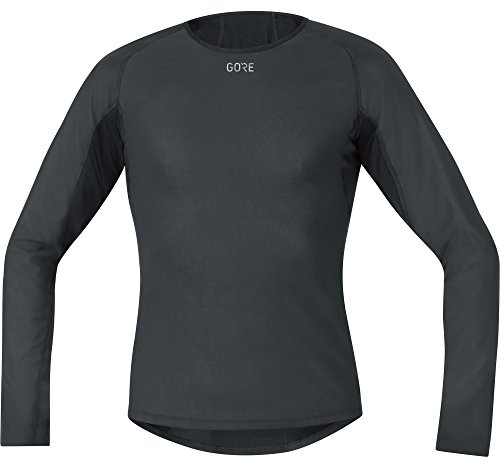 GORE WEAR Herren Windstopper Baselayer Thermo Shirt Langarm, Schwarz, M EU