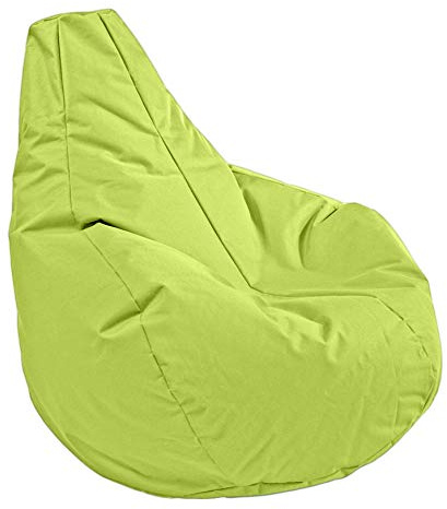 Kinzler S-10161/120 Gamer Sitzsack, Outdoor Indoor, Größe L, apfelgrün, für PS4, Xbox, Nintendo, UVM.
