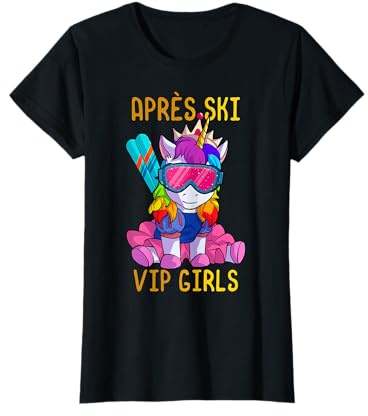Apres Ski Shirt Damen Skifahren Tshirt Skifahrer Geschenk T-Shirt
