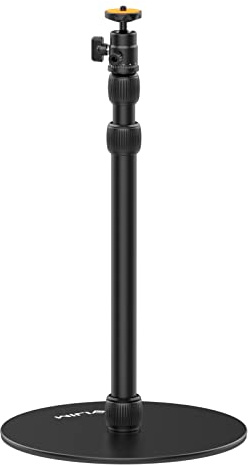 jusmo LS09 Aluminum Projector Floor Stand for Nebula/XGIMI/Other Video Projectors, Mevo Camera Stand, 16.5-34.6inch Adjustable, Compatible with Projector/Camera/Phone/GoPro/Webcam/Lights