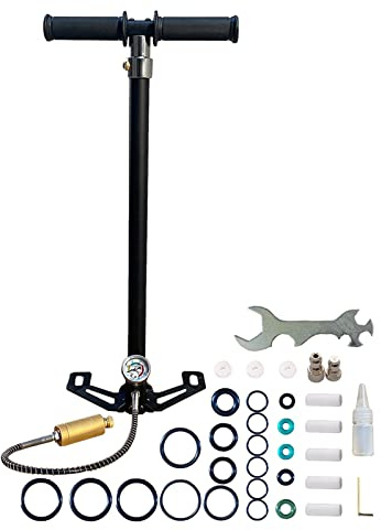 NUOGE 30Mpa 4500Psi 4 Stufen PCP Handpumpe Luftkompressor Hochdruckantrieb HPA Lufttank für Jagd Luftgewehre
