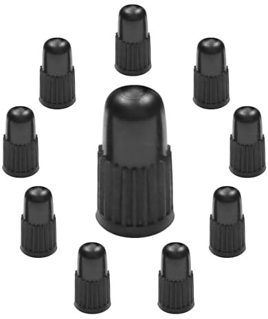 Pitlane Performance® Cappucci valvola Presta; Set da 10 Coprivalvole per pneumatici bici; Protezione per valvole; Coprivalvole e‑bike