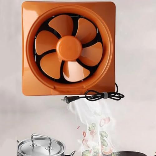 BETAM Window Extractor Fan with Shutter Check Valve,Wall-Mounted Exhaust Fan,220V Bathroom Ventilation Fan,Pure Copper Motor,for Office,Hotel,Kitchen,Toilets,Garage,Gold,12 inches