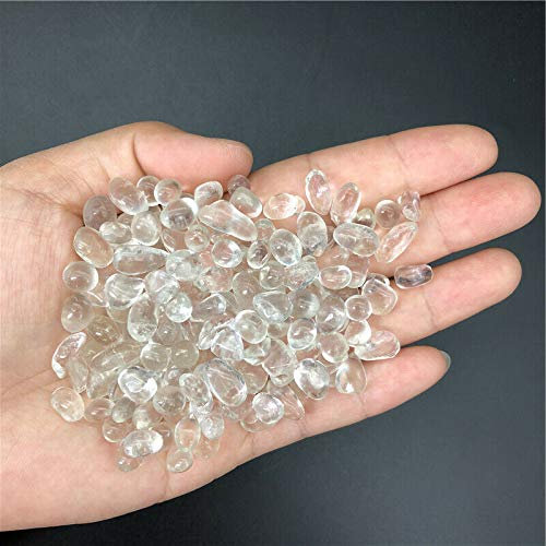 BIANMTSW Cristal de Couleur Gravier Blanc 50g 7-10mm for Jardins et fontaines d'aquarium de Vase Collections de la Maison