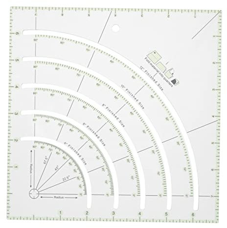 PLAFOPE Multifunktions Lineal Patchwork Schneidelineal Transparentes Acryl-lineal Für Näharbeiten Und Quilten