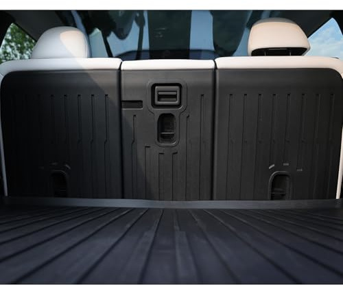 CYBERBEANS pour Tesla Model Y Juniper Couverture De Dossier De Siège Arrière Tout Temps TPE Revêtement De Dossier Protection Arrière Accessoires Intérieurs 2025 2026