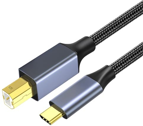 XAGMODSHN Cavo Stampante USB C Tipo C Tipo Maschio A USB B B Cavo Malo Scanner Spedizione Spedizione della Stampante A velocità Dati Trasferimento
