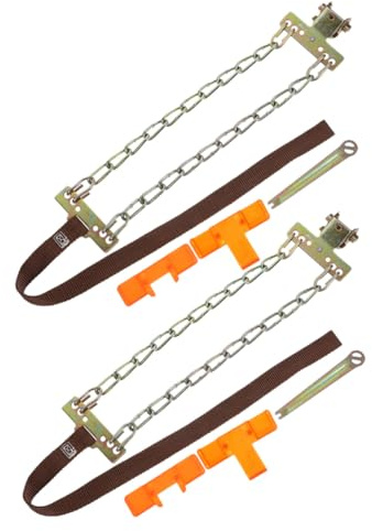 ZUNOXAZ 2 piezas Cadenas Antideslizantes Ajustables para Neumáticos de Coche para Suv y Camionetas Cadena de Emergencia para Nieve y Traction