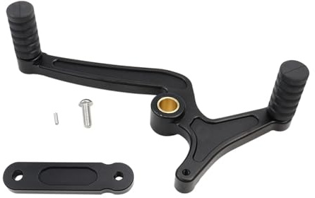 HYDBCNP Folding Shift Lever Pedal Motorcycle Foot Controls Kit Heel/Toe Shift Lever Shifter Peg Rear Gear-Shift Pedal Fit for Indian Scout Bobber Sixty Heel Toe Shifter Levers(E)