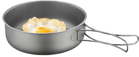 Duroecsain Pentole Da Campeggio per La Cucina | Stufa di Titanio - Stufa Da Campeggio Utensili Da Cucina Esterna Attrezzature Da Esterno | per Outdoor Escursionismo Caccia Viaggi Road Trip RV