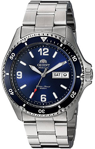 Orient Unisex vuxen analog automatisk klocka med rostfritt stål armband FAA02002D9, Armband