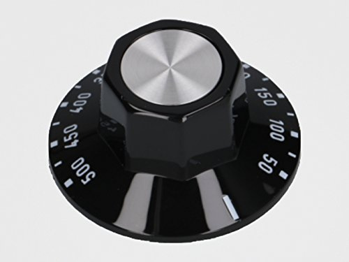 PIZZA OVEN THERMOSTAT TEMPERATURE KNOB 50mm DIAL 50-500 6MM SHAFT 500oC PARTS