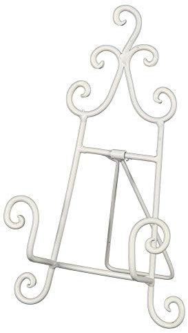 Vintage-Home Shabby Staffelei Handyhalter Buchständer Ständer Regal Eisen H 24 cm Buchstütze, Kochbuchständer, Buchhalter