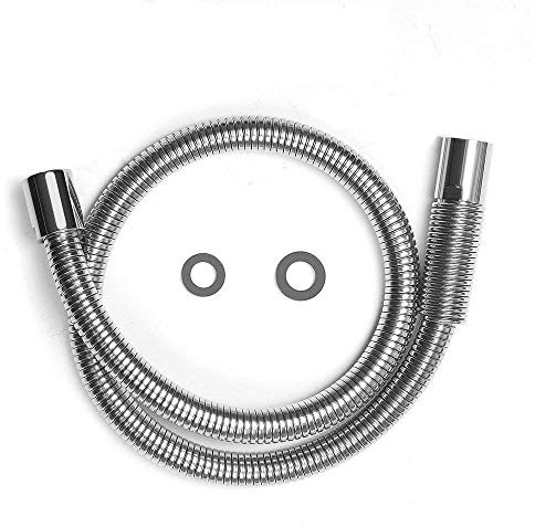 Pre Rinse Hose for Pull Out Kitchen Spray Replacement Kit/Commercial Sink Mixer Tap/Dish Rinser - Inner Hose of PEX - Stainless Steel (Length 38Inch)