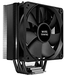 Mars Gaming MCPUPRO, Dissipatore CPU Professionale, 6 Heatpipes HCT, TDP 200W, Ventola 120mm, Nero