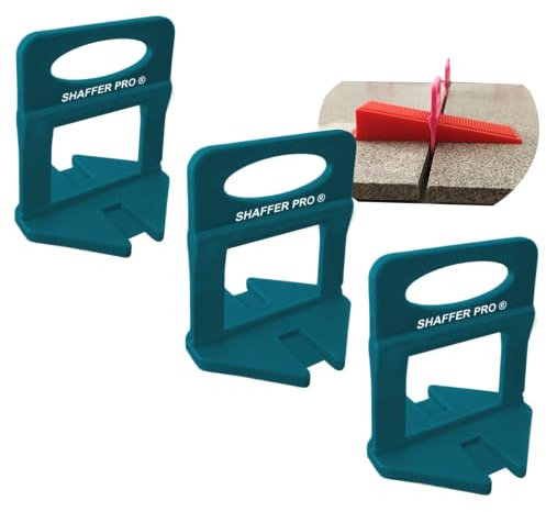 Cale autonivelant pour carrelage SHAFFER PRO 1000 croisillons de nivellement carrelage 2mm outil niveleur du carreleur systeme de nivellement à pince