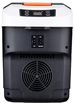 Joberio Refrigerador Portátil de 10 Litros, Refrigerador-Congelador de Automóvil de 12 V, para Viajes, Acampar, Picnic
