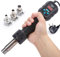 YIHUA 8858-IV Pistola termica per crafting, saldatura elettronica, fai-da-te, termoretraibile con funzione di controllo della temperatura e del volume d'aria, modalità standby manuale