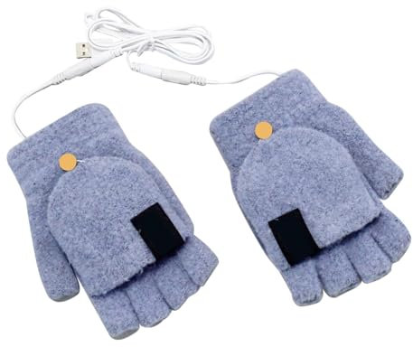 Bexdug Beheizte Handschuhe für Herren | USB Winter Handwärmer - Unisex Fäustling Winter Hände Warme Laptop Handschuhe für Outdoor-Abenteuer