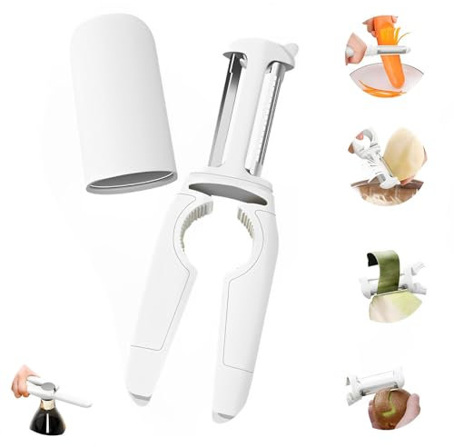 Pelapatate Da Cucina Pelapatate, Regerly 1 Pezzo Pela Verdure Pelapatate Multifunzione Acciaio Inox Peeler Di Frutta Pelapatate Pelapatate Universale Sbucciatore Manuale Adatto per Verdura Frutta