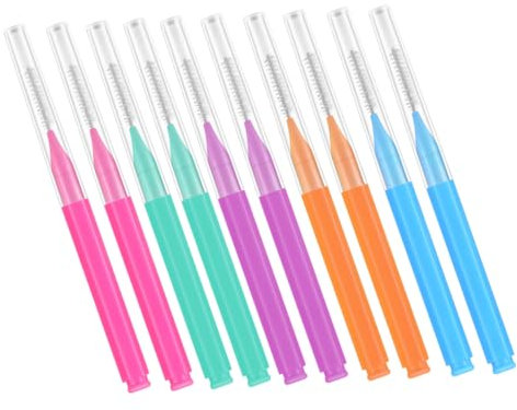 Gatuida 50stücke Interdentalbürsten Für Effektive Zahnreinigung Langlebige Edelstahl Konstruktion Für Enge Zahnzwischenräume Leicht Und Tragbar Bunten Farben Erhältlich