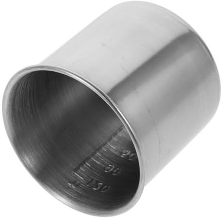 Alipis Taza Medidora Graduada De Acero Inoxidable 250 Ml, Resistente y Apta Para Alimentos, Taza Medidora Para Arroz y Cocina Doméstica, Uso Olla Arrocera, Vaso Medidor Multifuncional