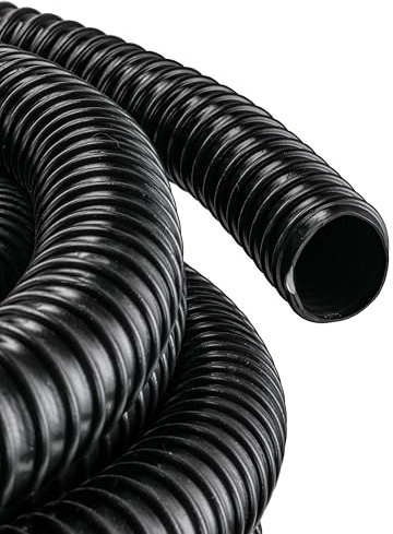 38mm Internal Diameter Corrugated Flexible Hose for Pond Pumps/Filters/Waterfalls and Fountain Hose,Also Used in hydroponics and dust Extraction (3)