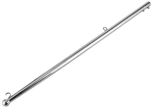 Keenso Keenso Bootsfahnenmast 610 Mm 304 Edelstahl Bootsfahnenmast Marine Yacht Rail Mount Staff, Ansprecher Fahreruge