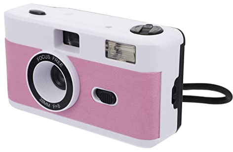 VILLCASE 1pezzi Fotocamera Riutilizzabile in Pellicola Design Vintage Flash Integrato Batteria Adatta Film Standard Realizzata Materiali Buona Qualità Per Uso Duraturo