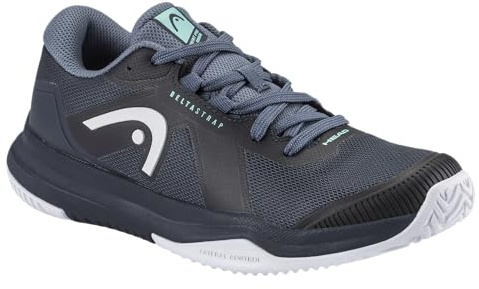 HEAD Sprint Pro 4.0 Junior Tennis Shoe, Blueberry/Teal, 3.5