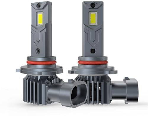 LUDUN Halogen HB3 9005 lampen Auto 12V 60W 6000K Weiß – Plug & Play Halogenlampen mit Hoher Helligkeit & Effizientem Kühlsystem – HB3 Scheinwerferbirnen für Optimale Nachtsicht (2er Pack)