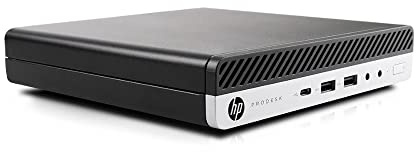HP ProDesk 600 G4 Desktop Mini Intel Core i5-8500T 256GB SSD Disco Rigido 16GB Memoria Microsoft Windows 11 Pro Desktop Computer Mini PC (Ricondizionato)