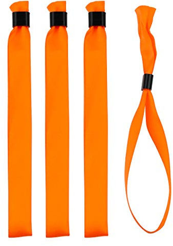 IBOO Armbandset aus Satin/Bandgewebe, individuell gestaltbar und mit Kunststoffverschlüssen - 10 Farben erhältlich