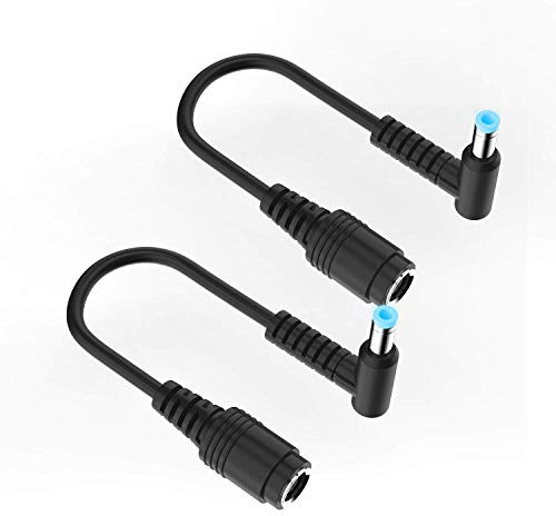 NEUE DAWN Stecker DC Dongle Konverter 7,4 x 5,0mm auf 4,5 x 3,0mm Adapter | Netzteil DC Stecker für Hp Stream Pavilion Envy EliteBook Split Chromebook Precision 250 G3 Netzteiladapter Power Stecker