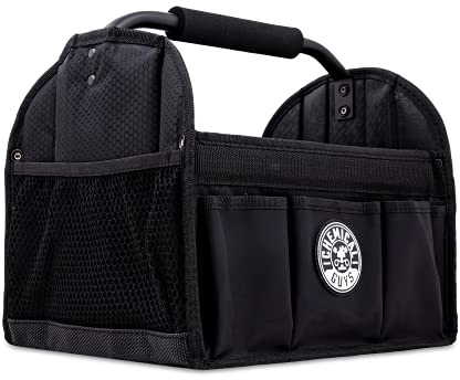 Chemical Guys Quick Load Collapsible Detailing Car Caddy Organizer & Storage – Portable Wash and Garage Organizer for Supplies, Tools and Accessories – Durable Black Design for Cars, Trucks & Home