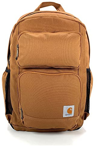 Carhartt 28 L Rucksack mit zwei Fächern, Carhartt Braun, Einheitsgröße, 28 l Rucksack mit zwei Fächern