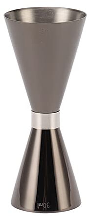 Cocktail-Jigger Cocktail-Doppel-Jigger 304 Edelstahl-Bar-Messbecher mit Scale Japanischer Jigger Professionelles Bar-Alkohol-Messwerkzeug für Partys (Schwarz)