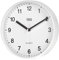 Teesa Horloge Murale Analogique Universel 20 cm TSA0038 Blanc