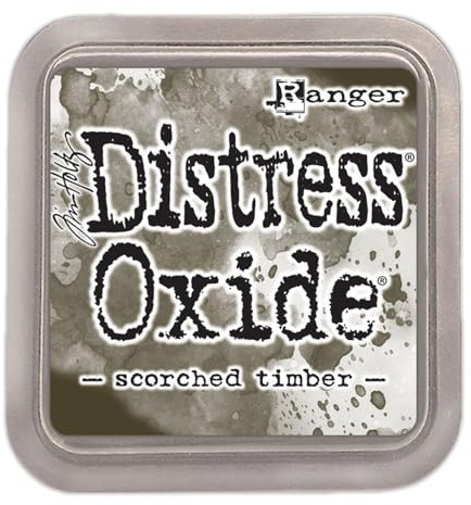 Tim Holtz Ranger Distress Oxide Stempelkissen, gebranntes Holz, 7,6 x 7,6 cm