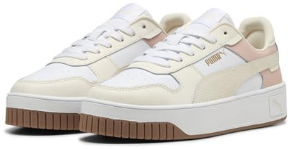 PUMA Carina Street, Scarpe da Ginnastica Donna, White-Alpine Snow-Frosted Ivory, 38 EU