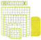 Patchwork Lineal Set, 6 Stück Schneiderlineal, Bügellineal, Nählineal, Schneider Lineal Mit Inch Skala Und Winkelanzeige, Perfekt Für Patchwork (4,5/6/9,5/12,5/7,9 x 3,9/30 x 4cm)