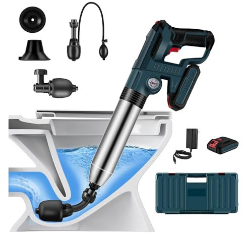 Wc Elettrico con Stantuffo, Dispositivo di Rimozione Degli Intasamenti Dello Stantuffo del Wc Elettrico, Vasca da Bagno della Cucina, Scarico a Pavimento del Wc, Tubo Intasato, Ventilazione con Un Cli